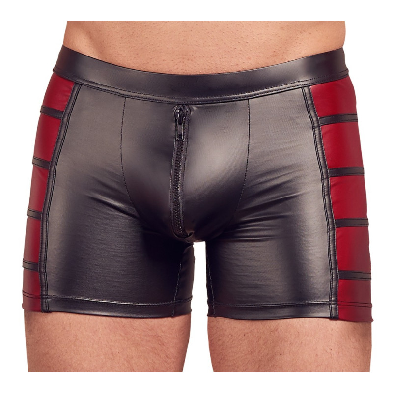 NEK Boxer long VEGA Noir-Rouge